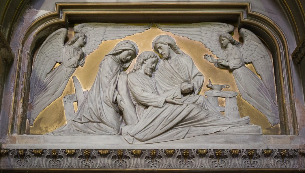 Sligo Cathedral of the Immaculate Conception West Transept St. Joseph Altar Death of Saint Joseph 2013 09 16