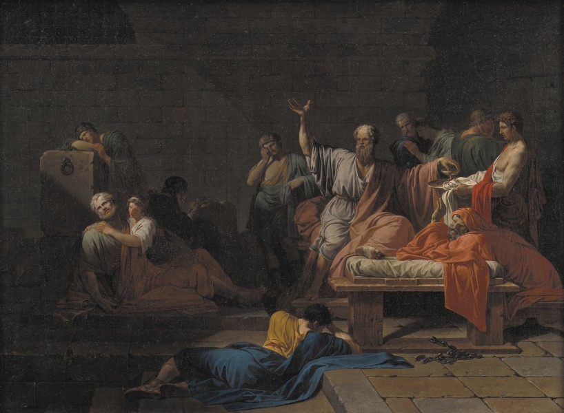Sokrates' død i fængslet