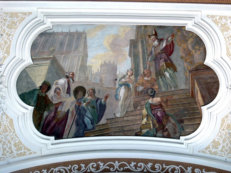 St.Michael - Deckenfresco Maria 1 Tempelgang