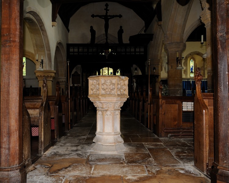 St Michael and All Angels Font Stanton