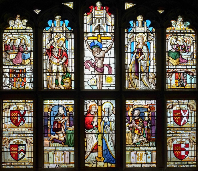 St Michael's Church, Baddesley Clinton - stained glass 2016