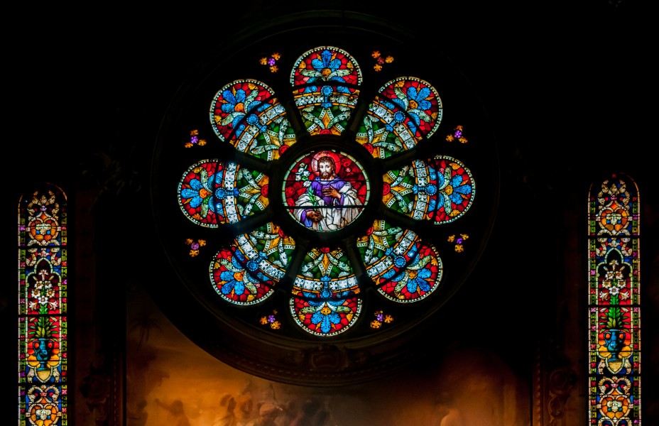 Stained Glass in church of São Paulo 03