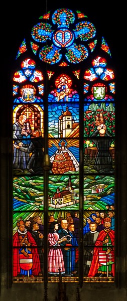 Stained glass in Votivkirche, Vienna