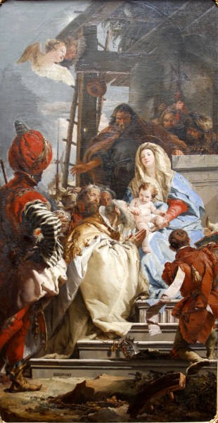 The Adoration of the Magi by Giovani Batista Tiepolo (1753) - Alte Pinakothek - Munich - Germany 2017
