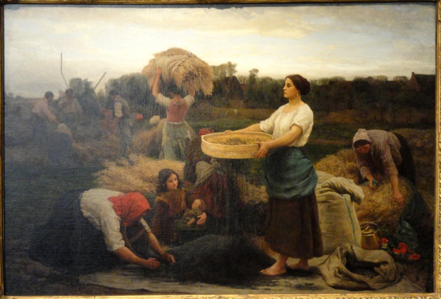 The Colva (Harvesting Rapeseed) by Jules Adolph Aime Louis Breton, 1860 - Corcoran Gallery of Art - DSC01318