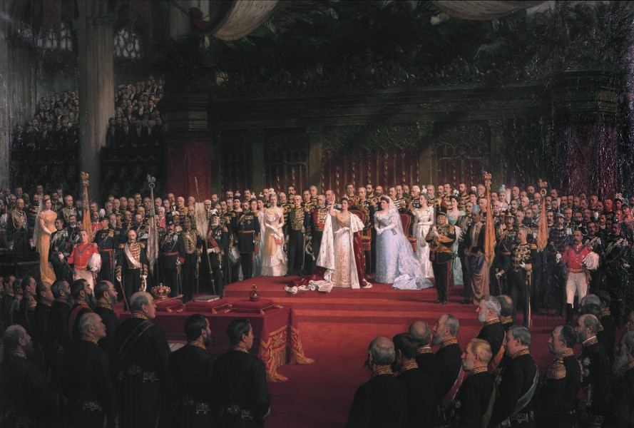 The inauguration of Queen Wilhelmina, by Nicolaas van der Waay