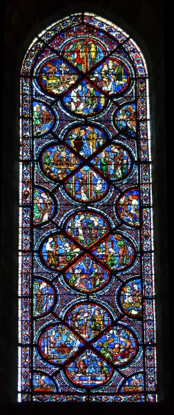 The Life of Saint Nicholas window at Chartres