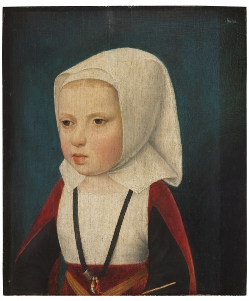 The Master of the Magdalene Legend - Portrait of an infant Princess, probably Isabella of Austria