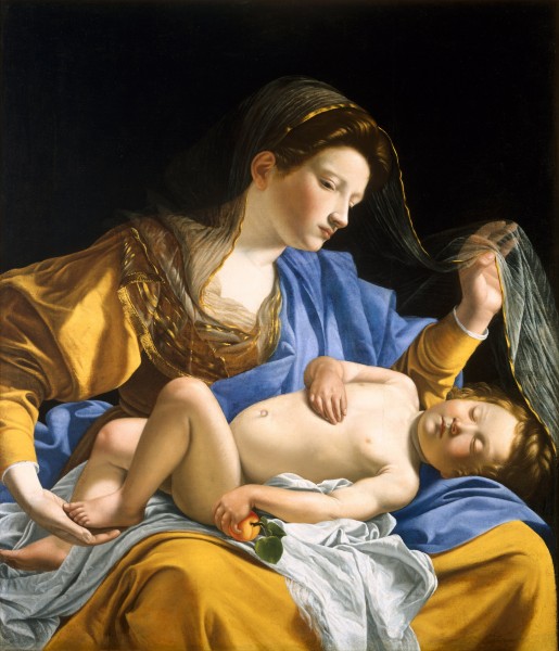 The Virgin with the Sleeping Christ Child - Orazio Gentileschi - Google Cultural Institute