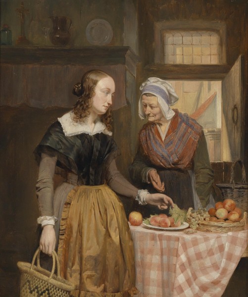 Theodor Canneel Die Obstverkäuferin 1847