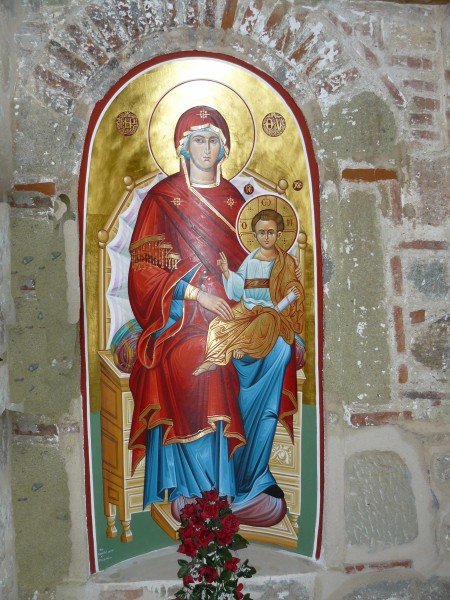 Theotokos niche Holy Trinity