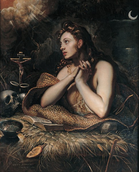 Tintoretto - Penitent Magdalene - Google Art Project
