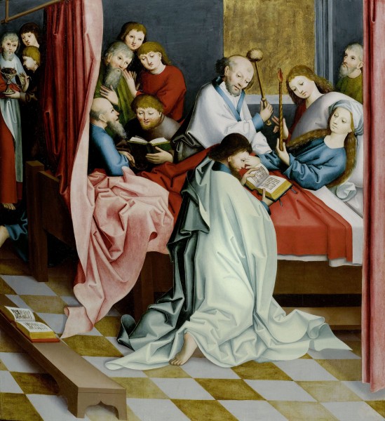 Tod Mariens (Schwaben um 1480)