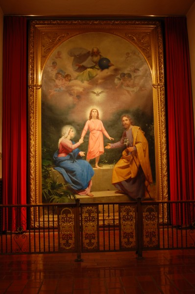 USA-Santa Clara-Mission-Giuseppe Riva-Holy Family