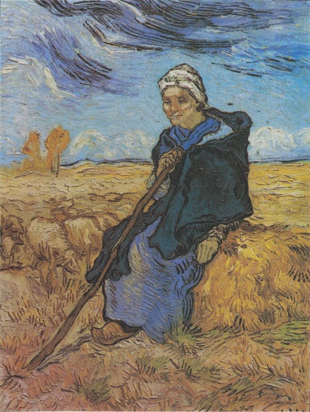 Van Gogh - Die Schäferin (nach Millet)