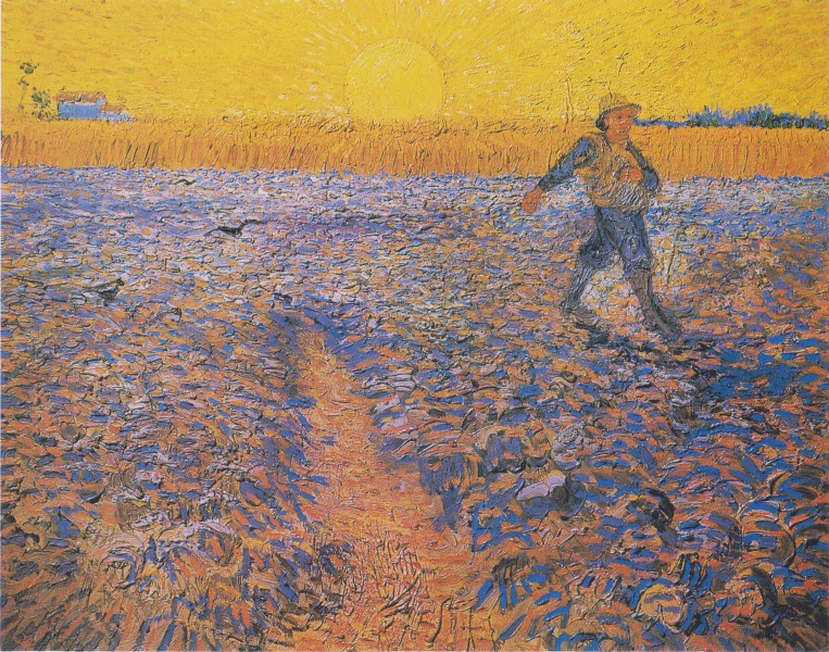 Van Gogh - Sämann bei untergehender Sonne