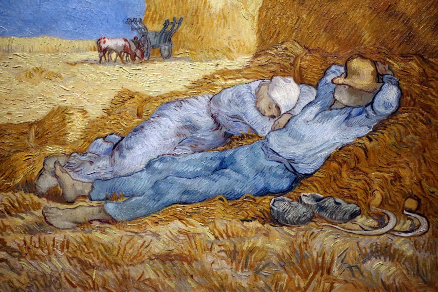 Vincent Van Gogh, il meriggio (la siesta), 1889-1890, 03
