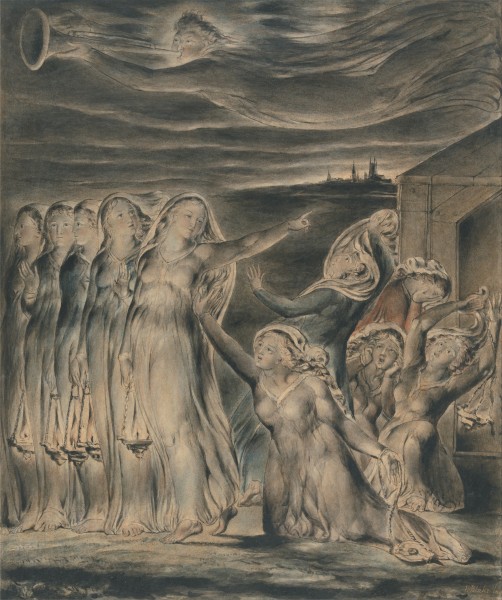William Blake - The Parable of the Wise and Foolish Virgins - Google Art Project