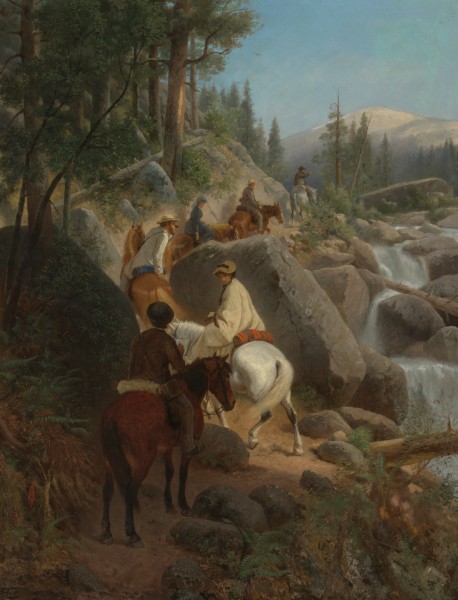 William Hahn - The Trip to Glacier Point - The Excursion Party, 1874