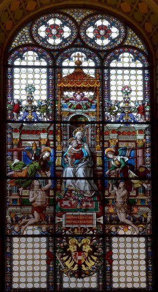 Window of Our Lady of the Soul (national church of German Catholics )