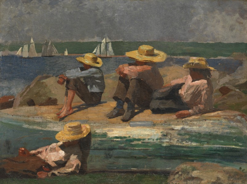 Winslow Homer - Children on the beach (1873)