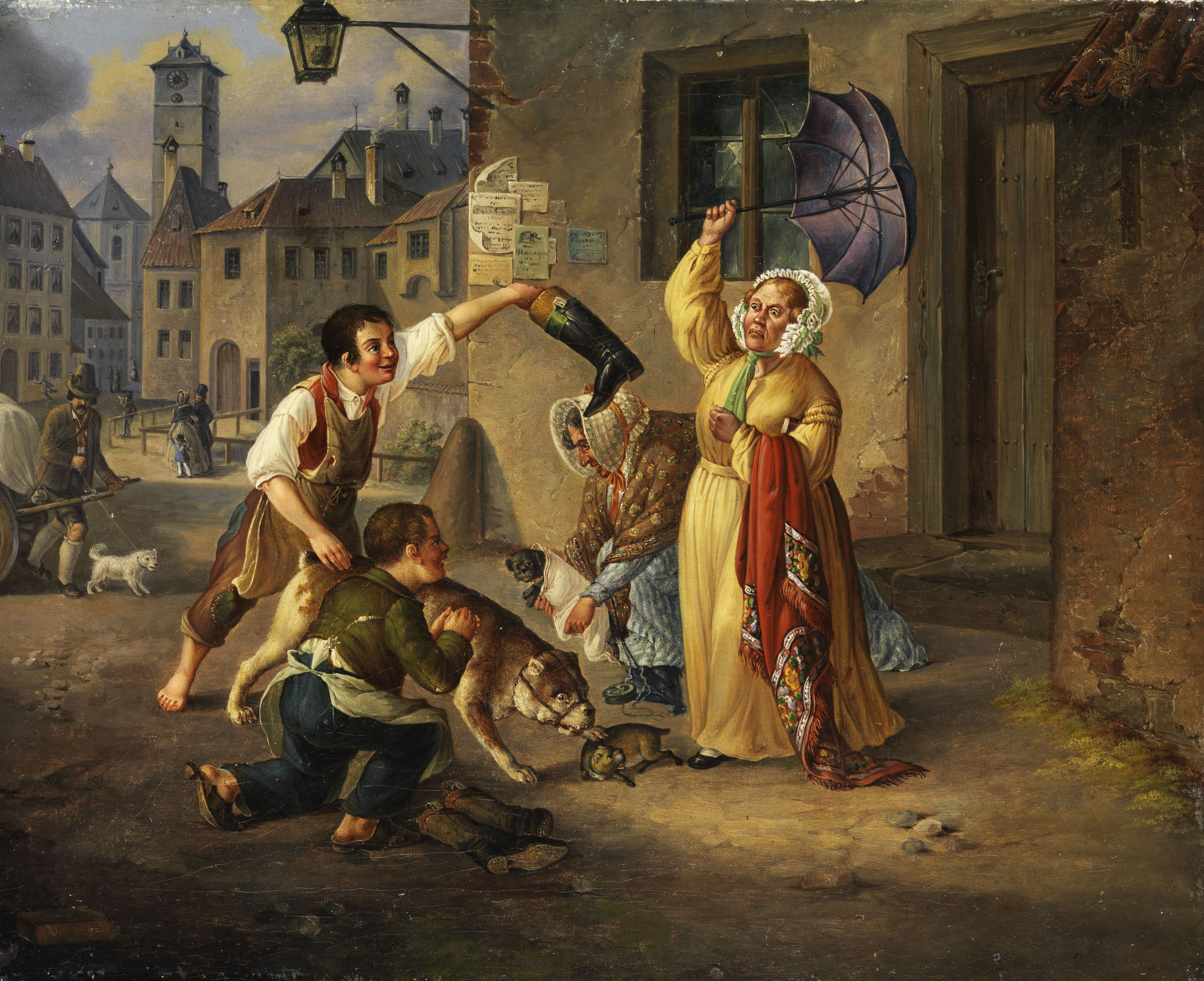 R Ostermayer Münchner Szene 1846