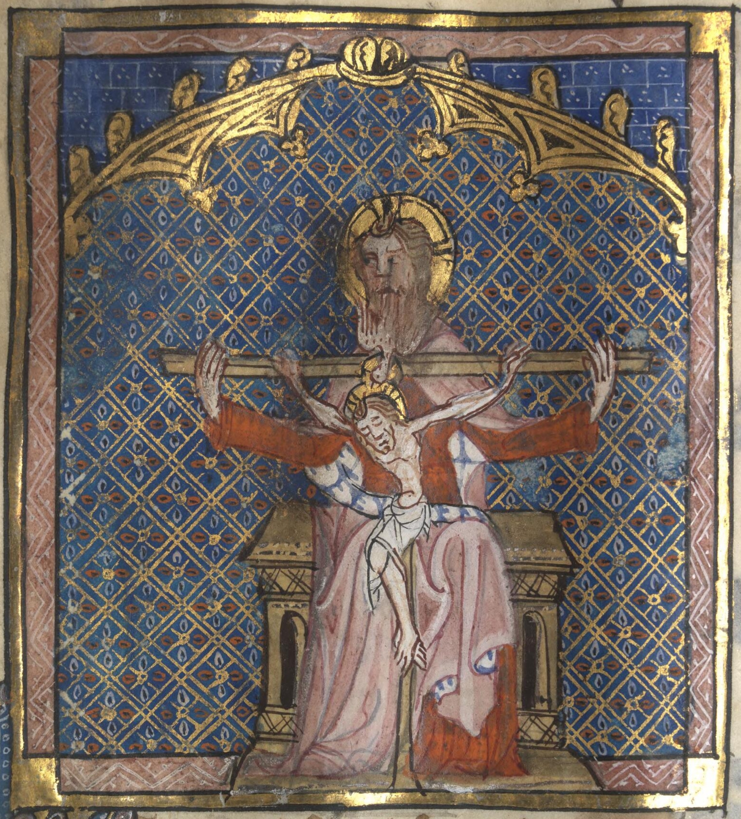 Roman de la Rose f. 138r (The Trinity)