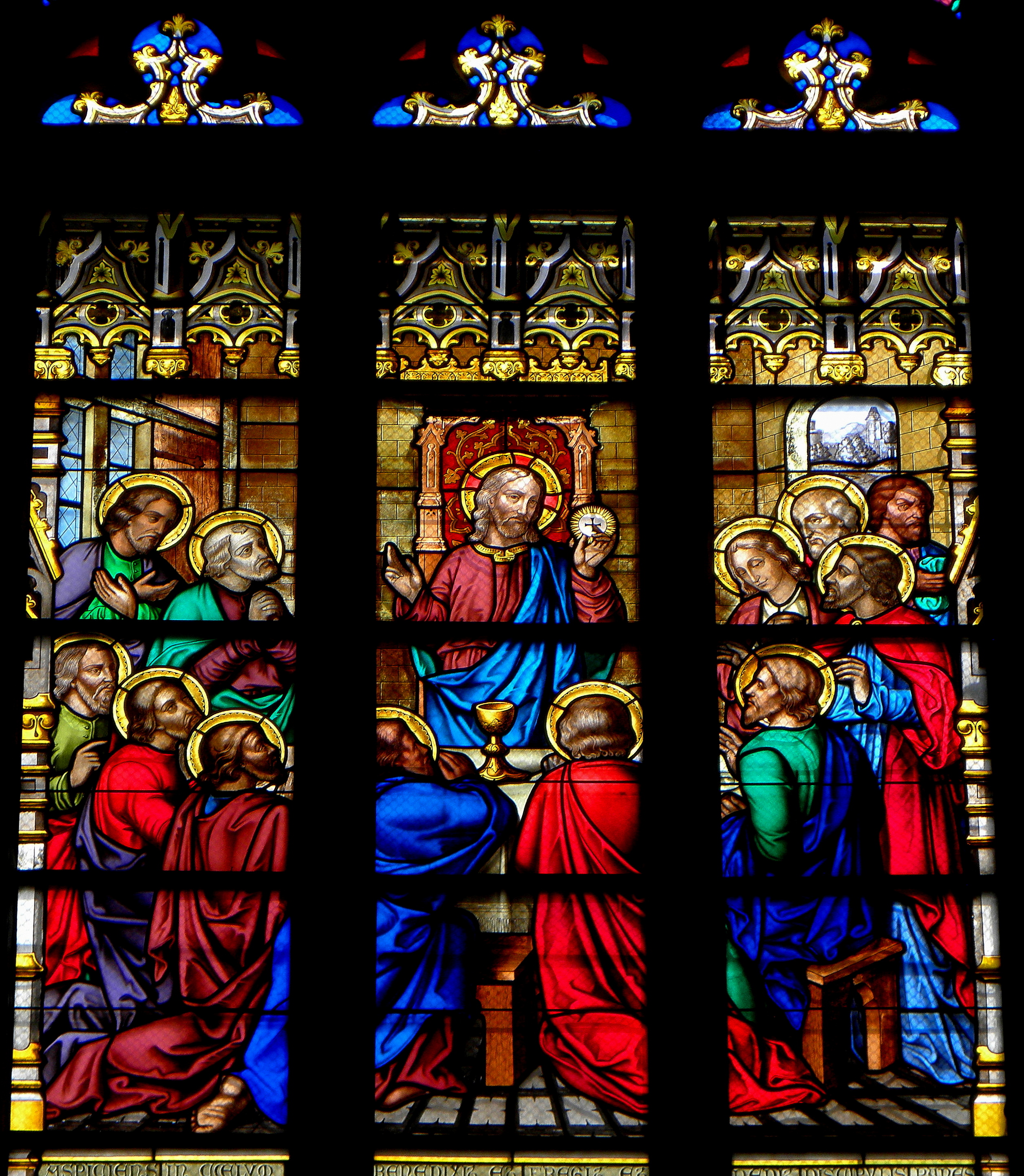 Saint-Brieuc (22) Cathédrale Maîtresse-vitre sud 08