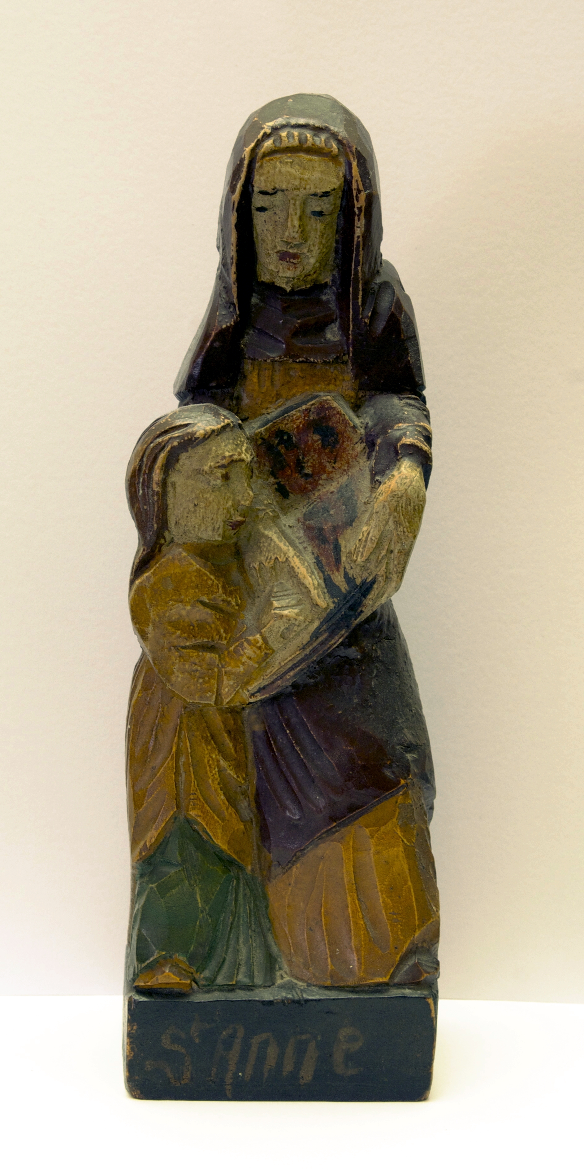 Saint Anne bois statuette