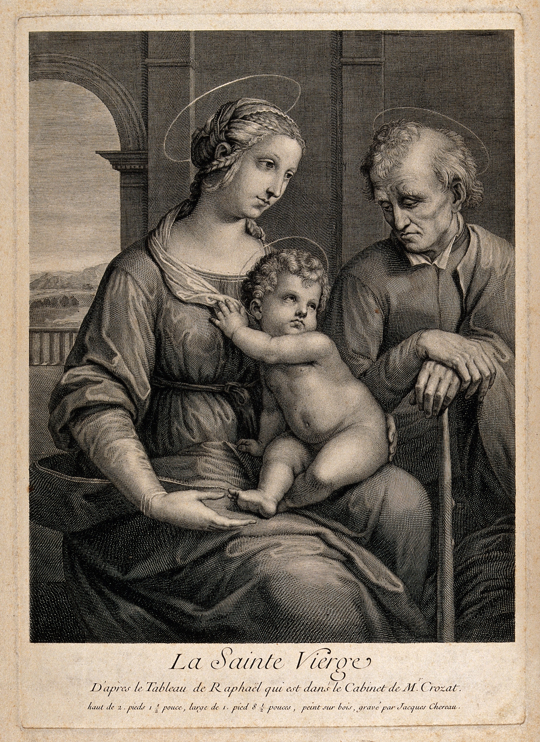 Saint Mary (the Blessed Virgin) and Saint Joseph with the Ch Wellcome V0033853