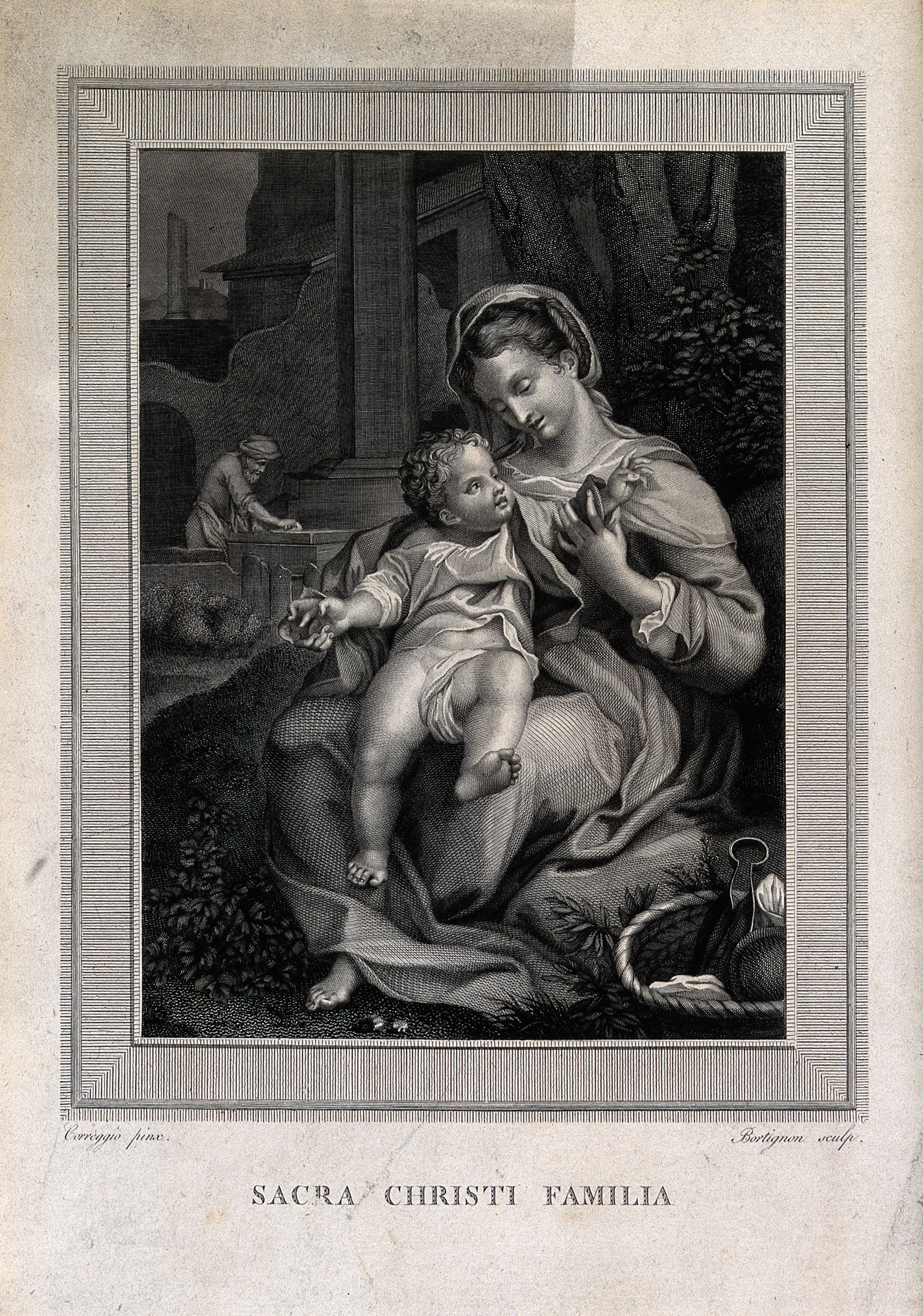 Saint Mary (the Blessed Virgin) and Saint Joseph with the Ch Wellcome V0033868