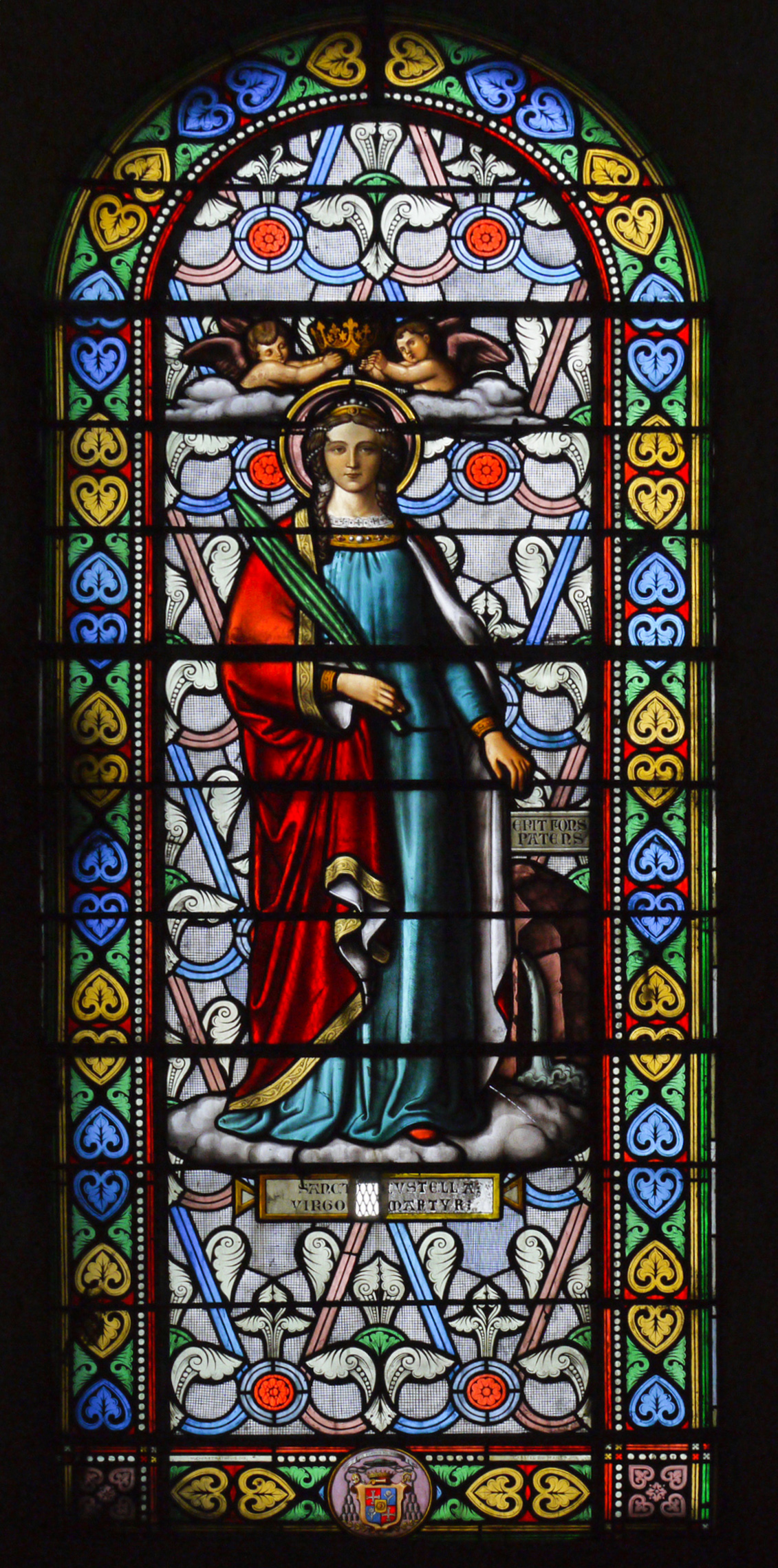 Saintes Eglise Saint Eutrope-Church window01