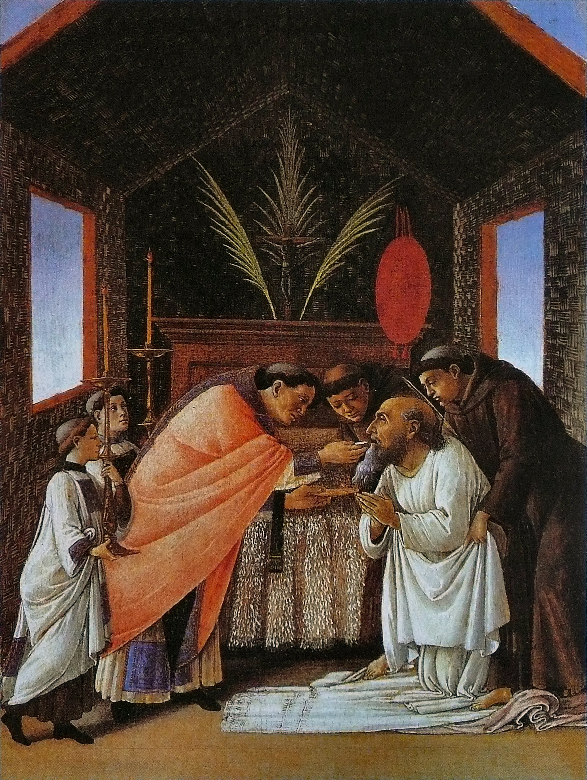 Sandro Botticelli - Communion de st Jérôme