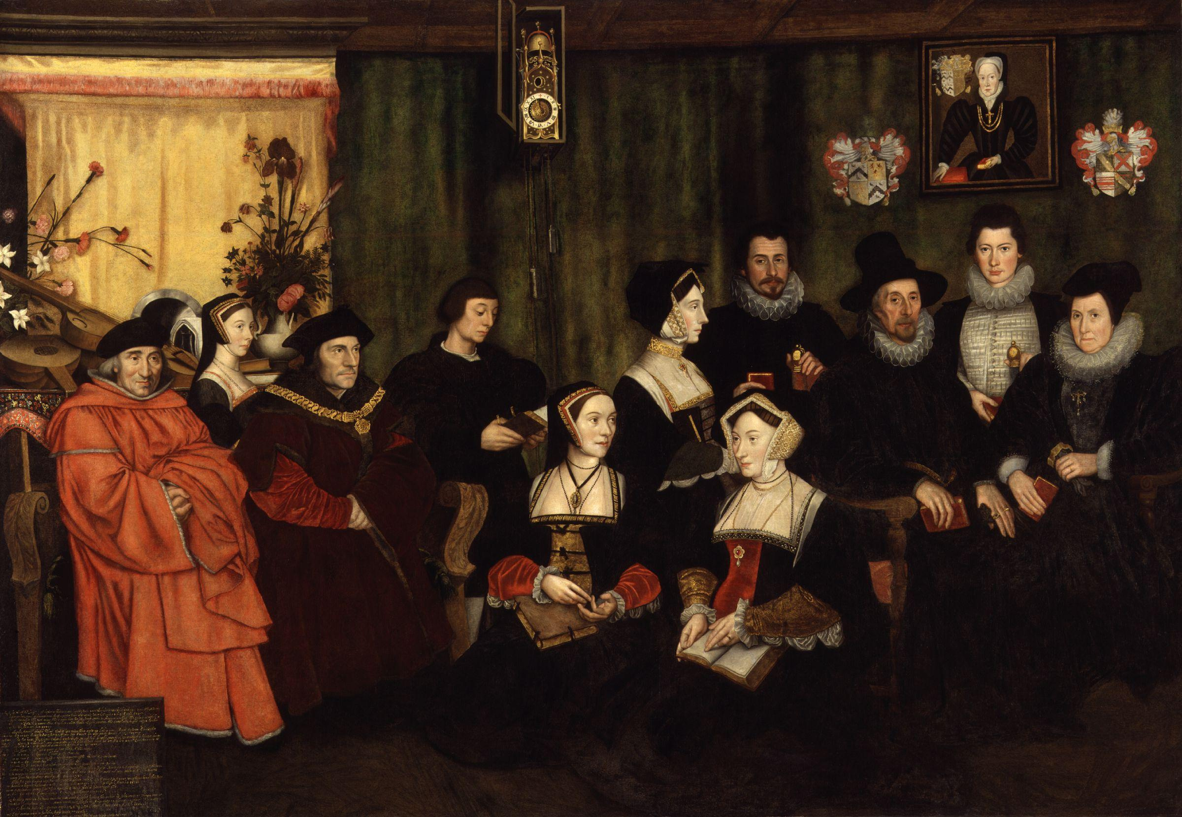 Sir Thomas More, his father, his household and his descendants by Hans Holbein the Younger