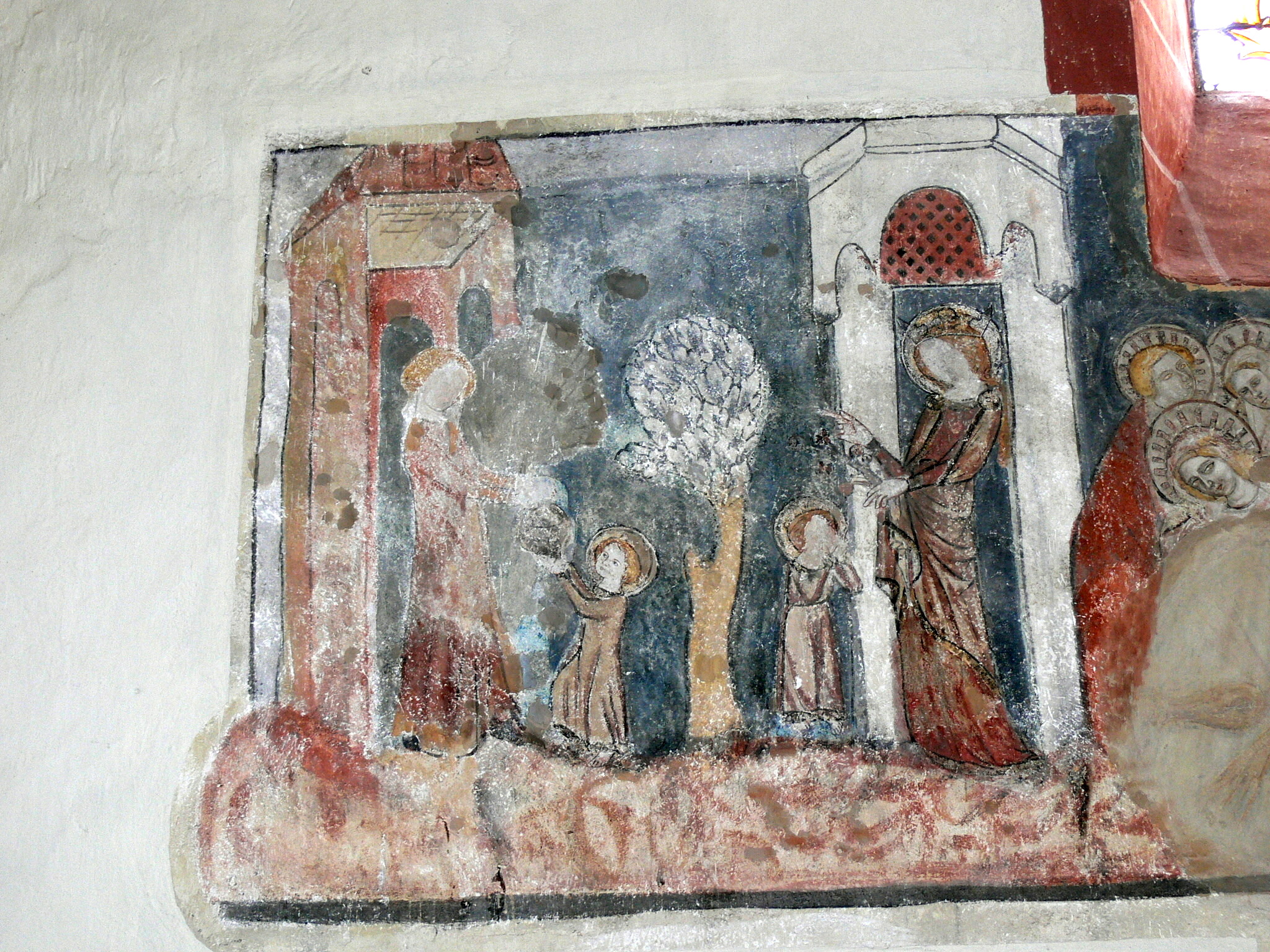 St.Matthäus in Murau - Wandmalerei - Wunder Dorothea