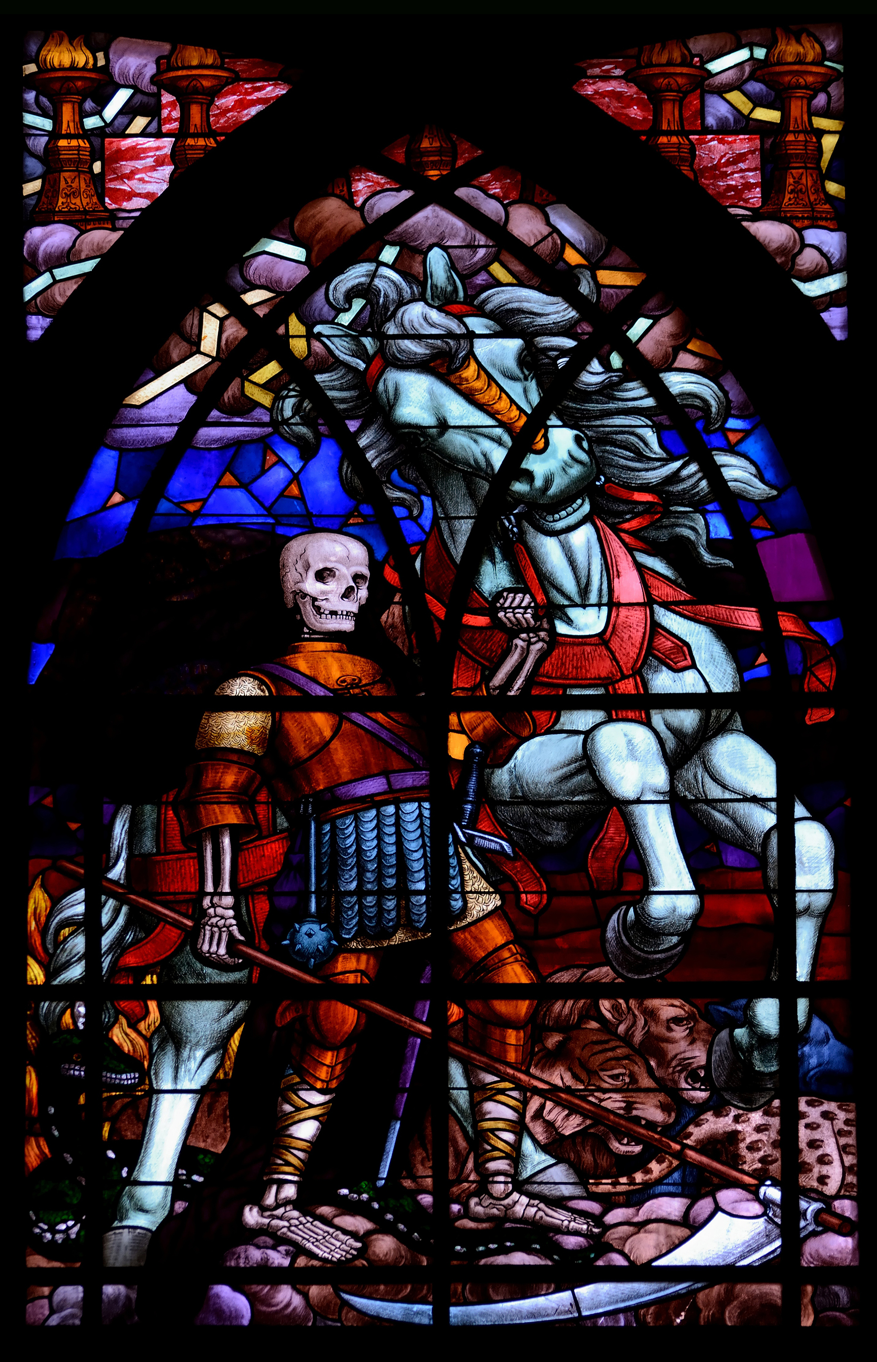 St Jean de Montmartre 4th Horseman of Apocalypse DSC 1111w