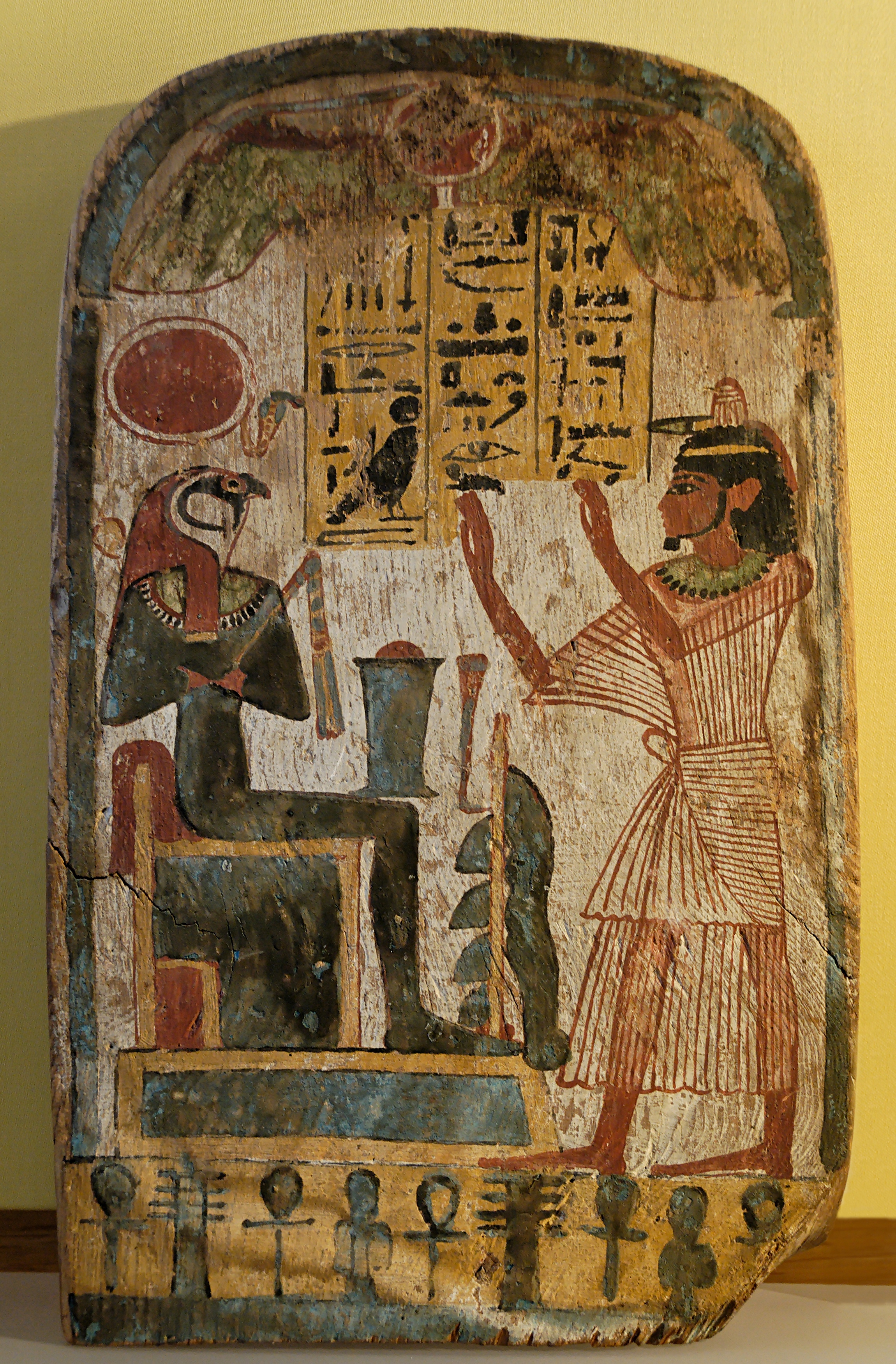 Stele Ra-Horakhty Louvre E5789