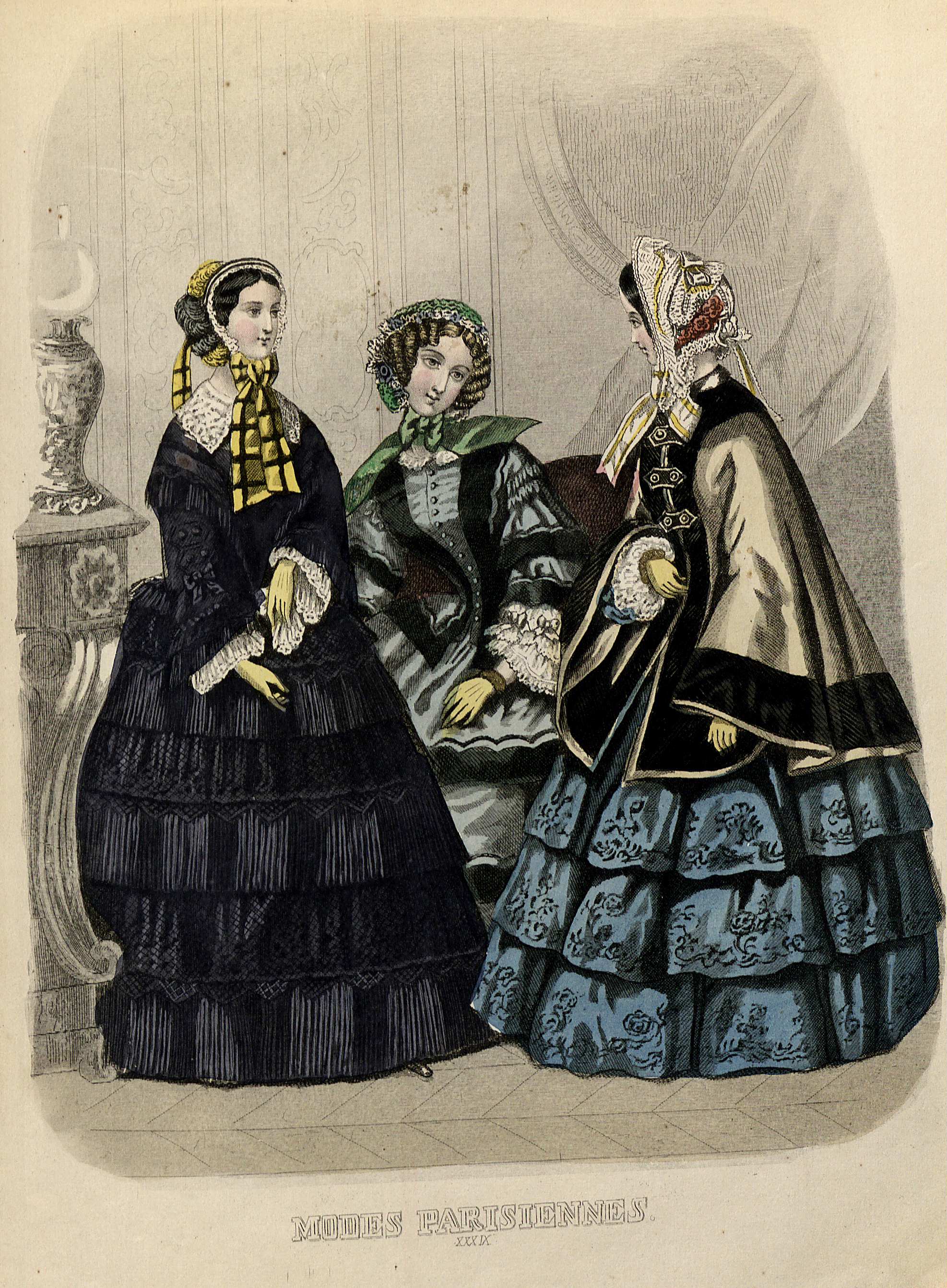 Stockholms mode-journal 1855, illustration nr 1