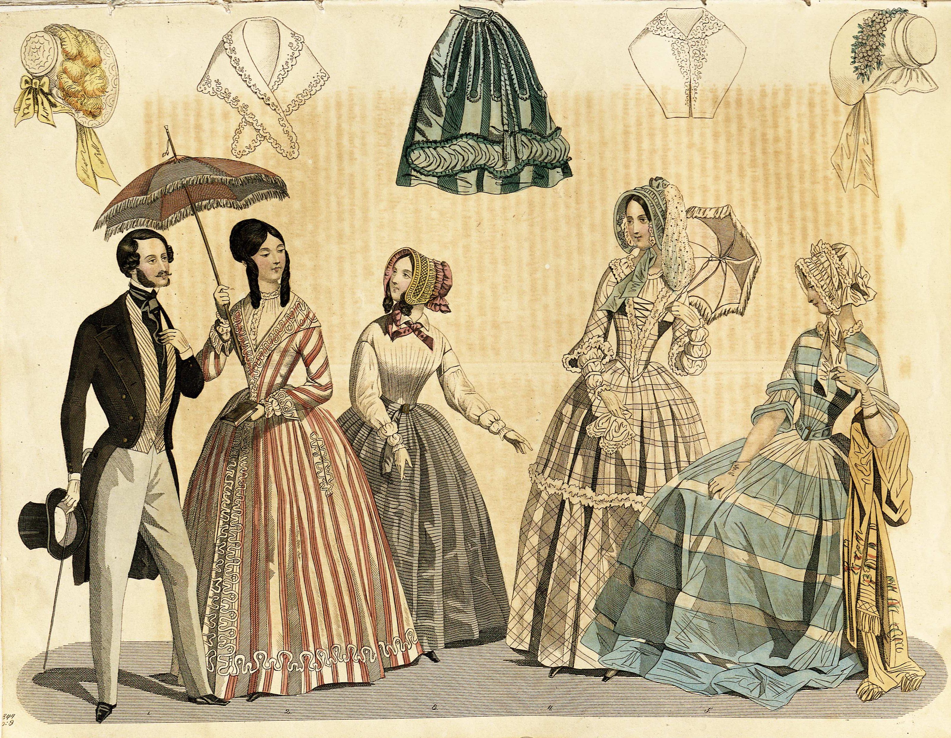 Stockholms mode-journal- Tidskrift för den eleganta werlden 1844, illustration nr 10
