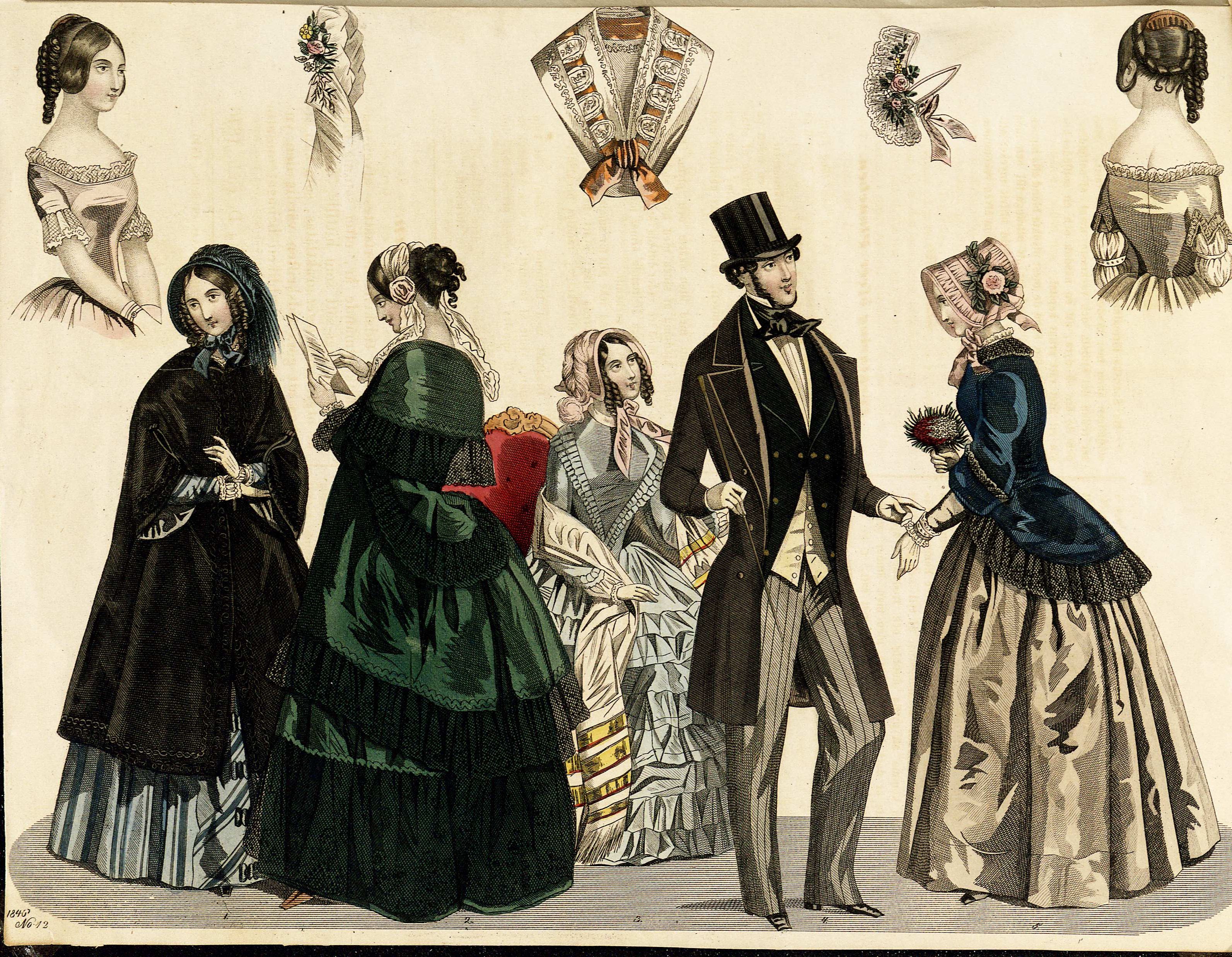 Stockholms mode-journal- Tidskrift för den eleganta werlden 1846, illustration nr 13