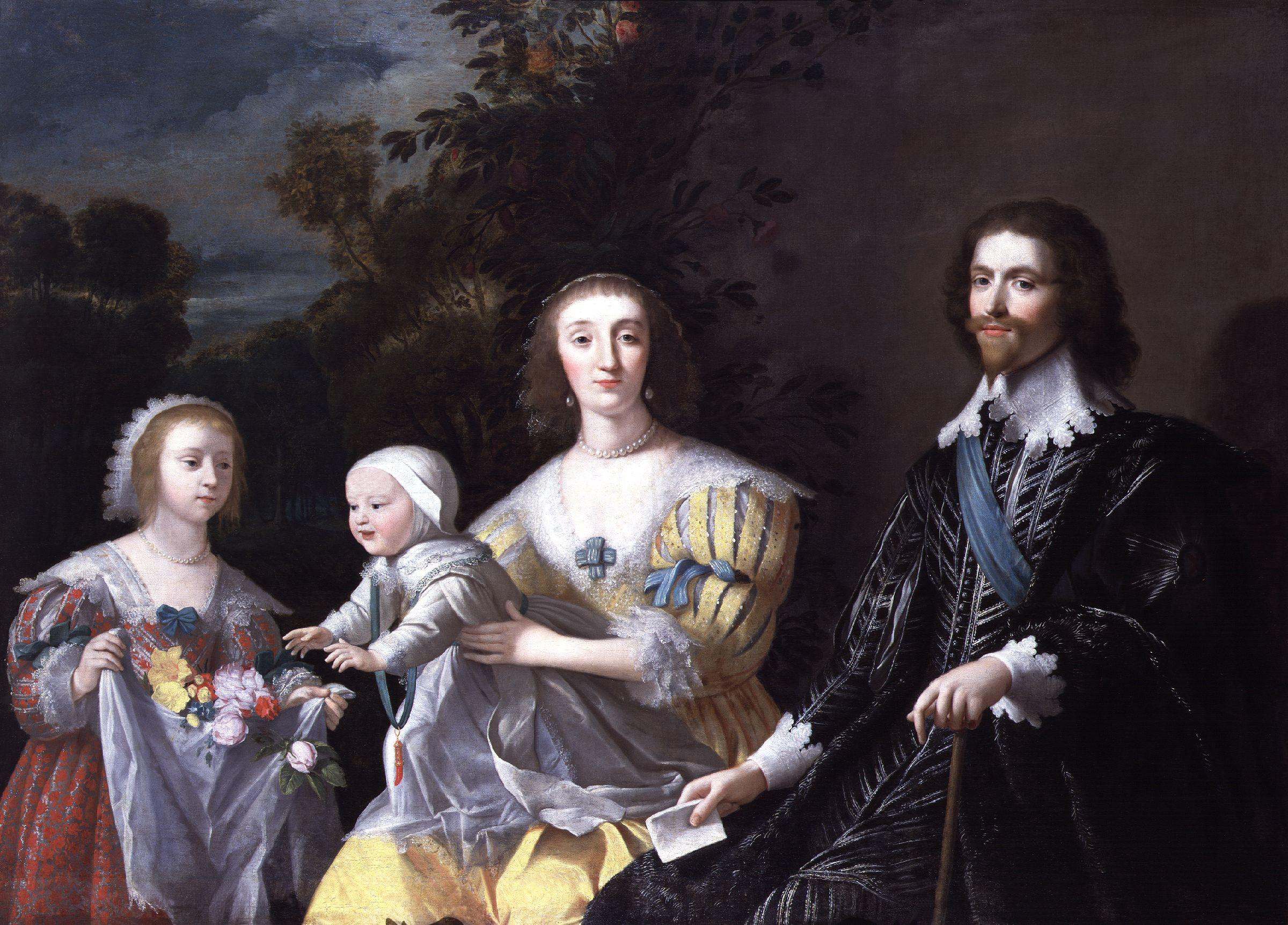 The Duke of Buckingham and his Family by Gerrit van Honthorst
