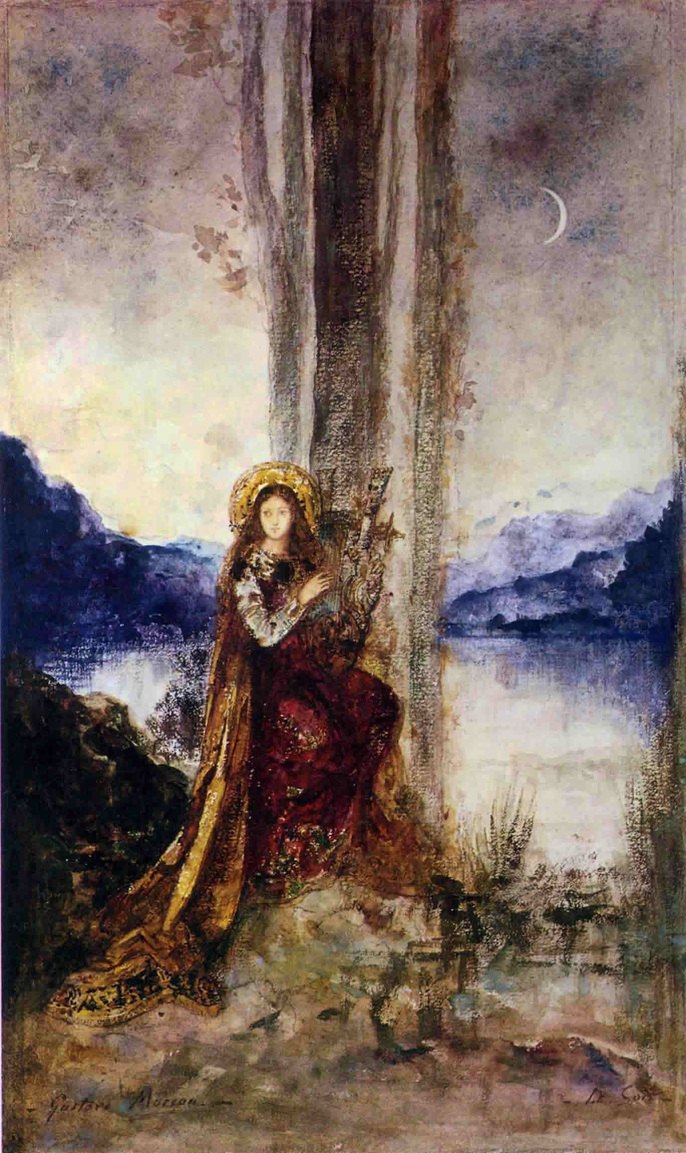 The Evening by Gustave Moreau