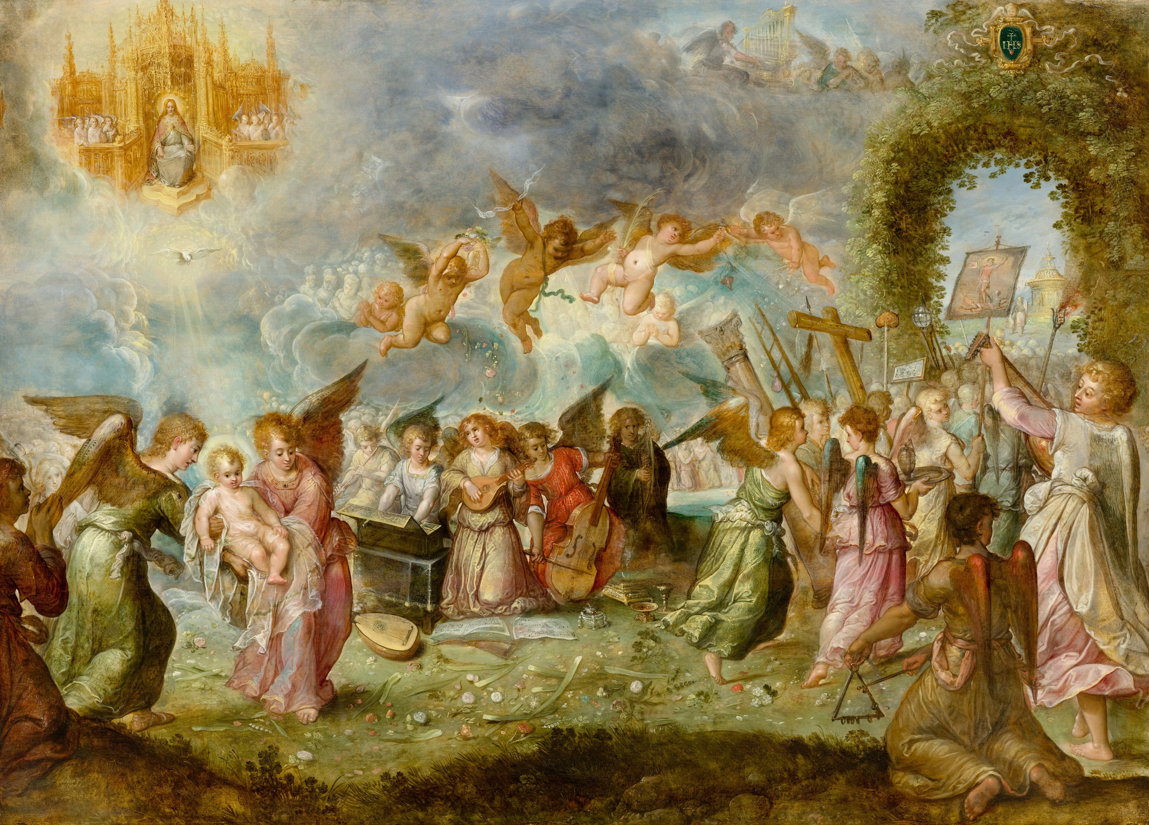 Ambrosius Francken (I) Triumph des Christuskindes c1605-10
