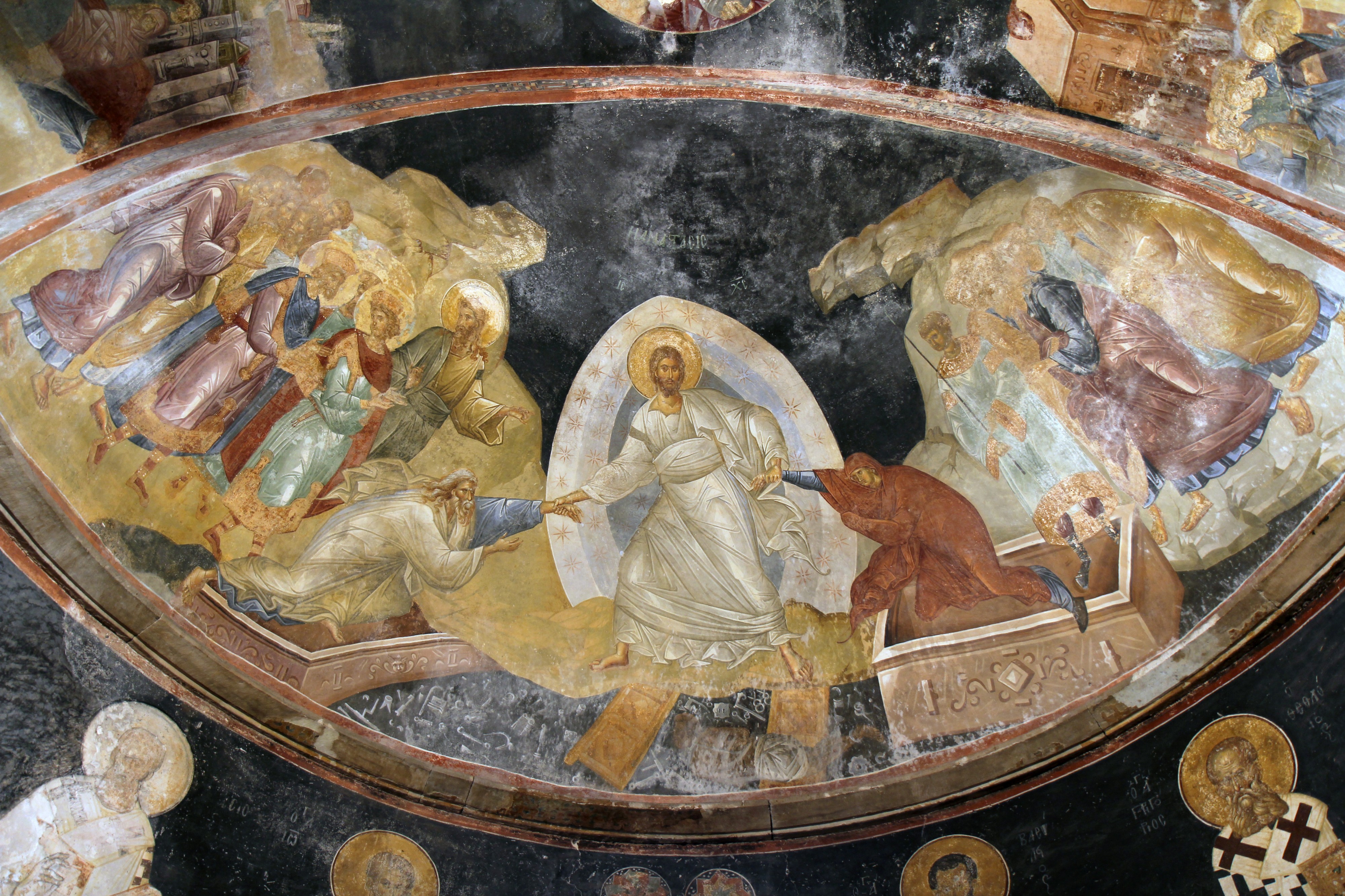 Anastasis fresco, Chora Church, Istanbul
