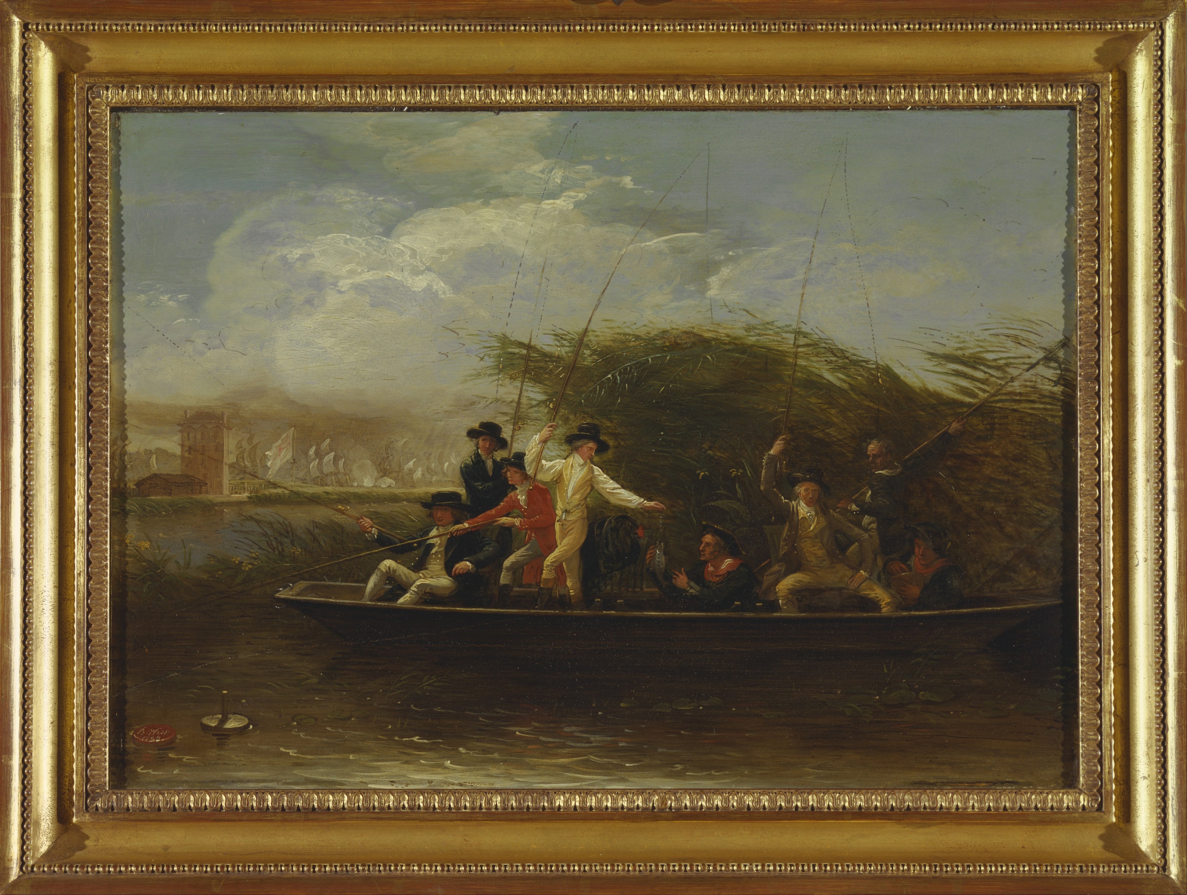 Benjamin West - Gentlemen Fishing - Google Art Project (2410038)