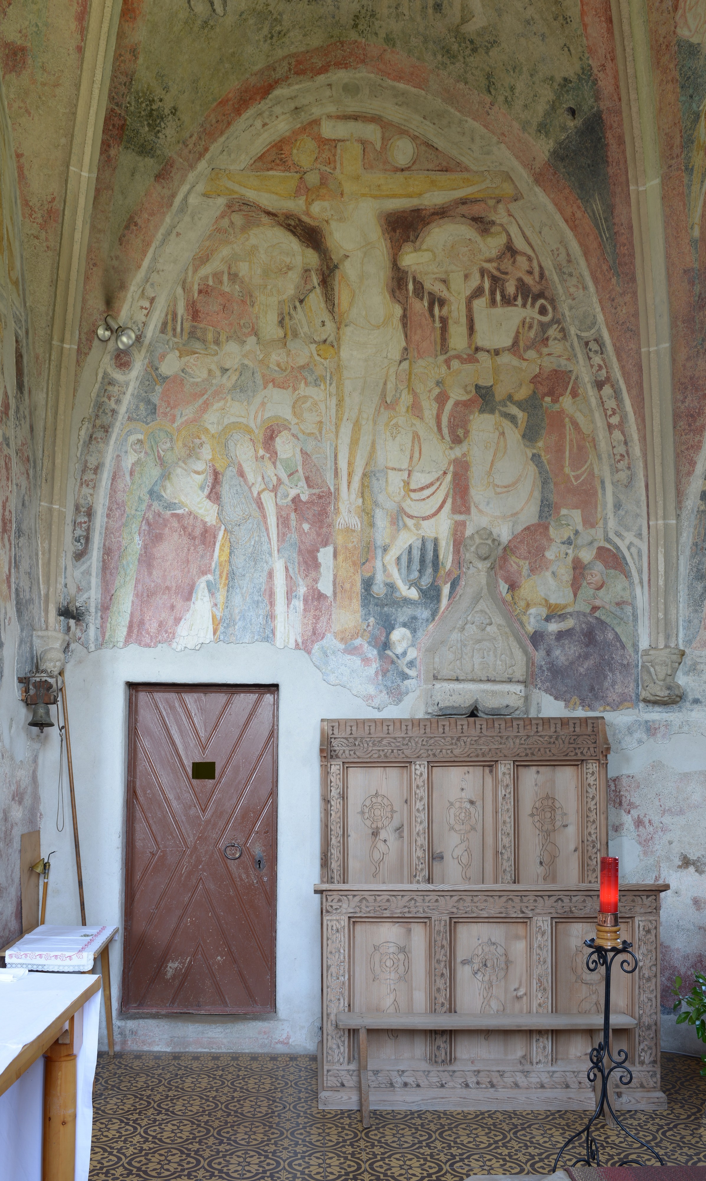 Frescos in St. Oswald Kastelruth apsis