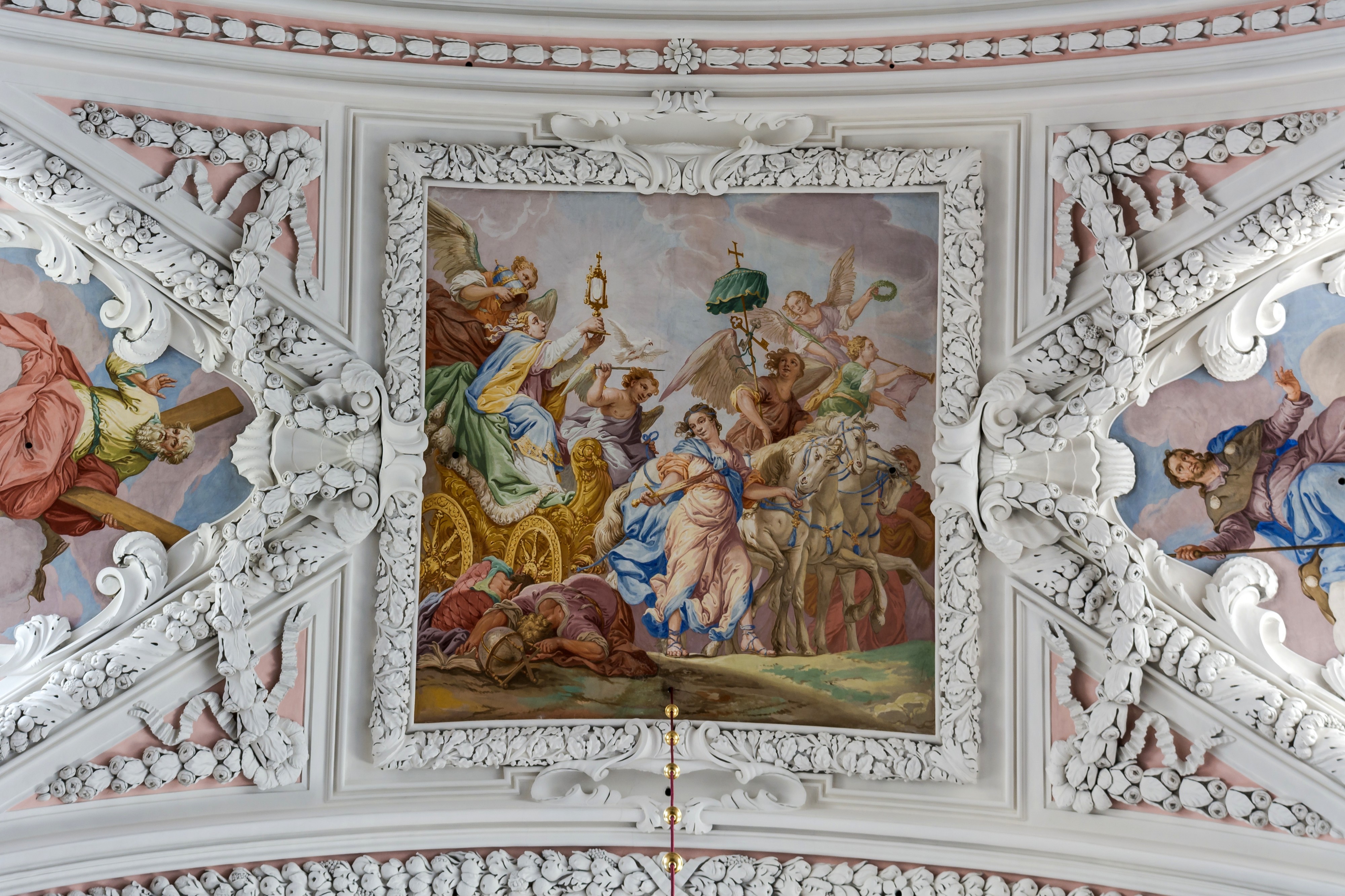 Garsten Pfarrkirche Chor Joch 1 Fresco