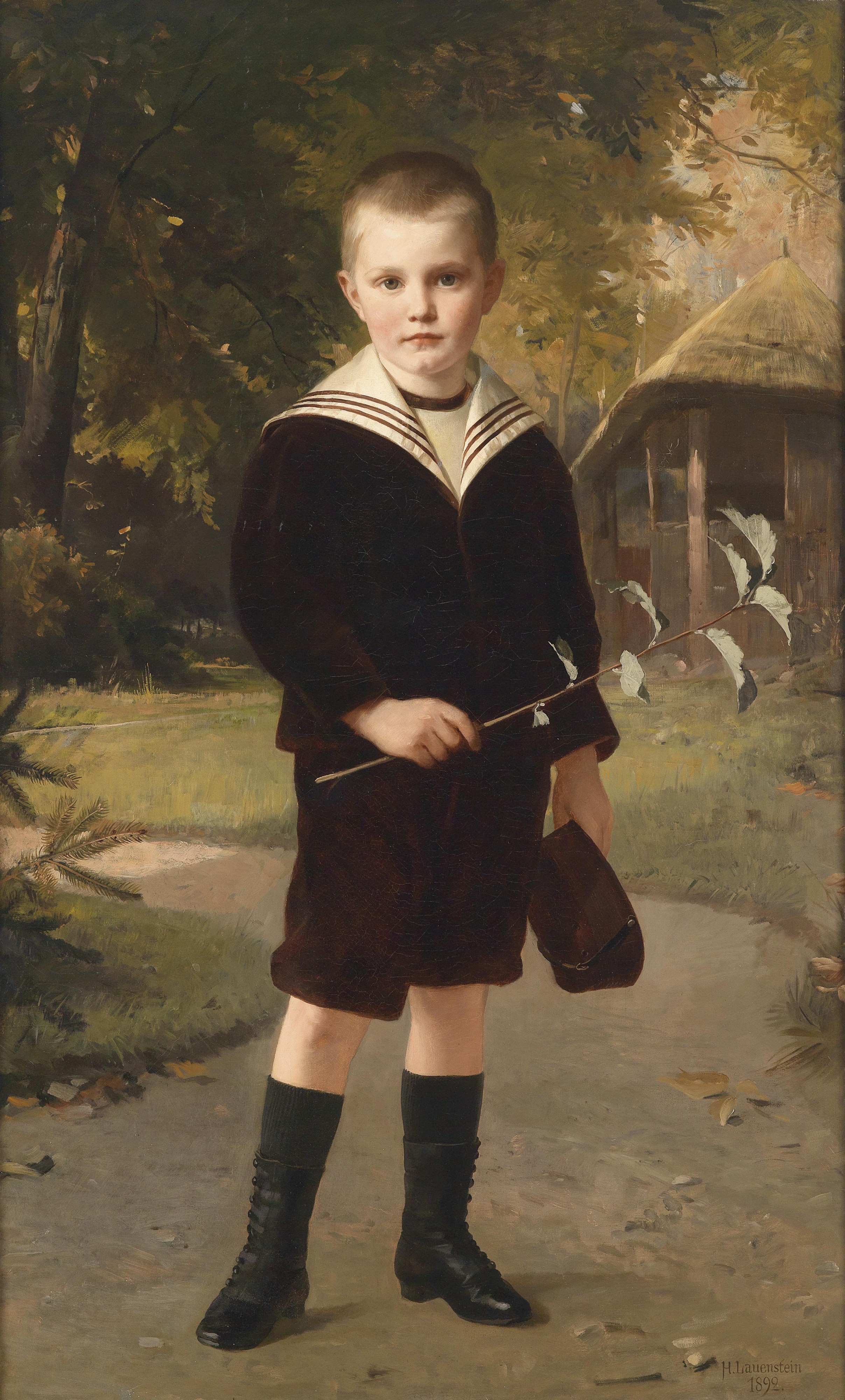 Heinrich Lauenstein Junge im Matrosenanzug 1892