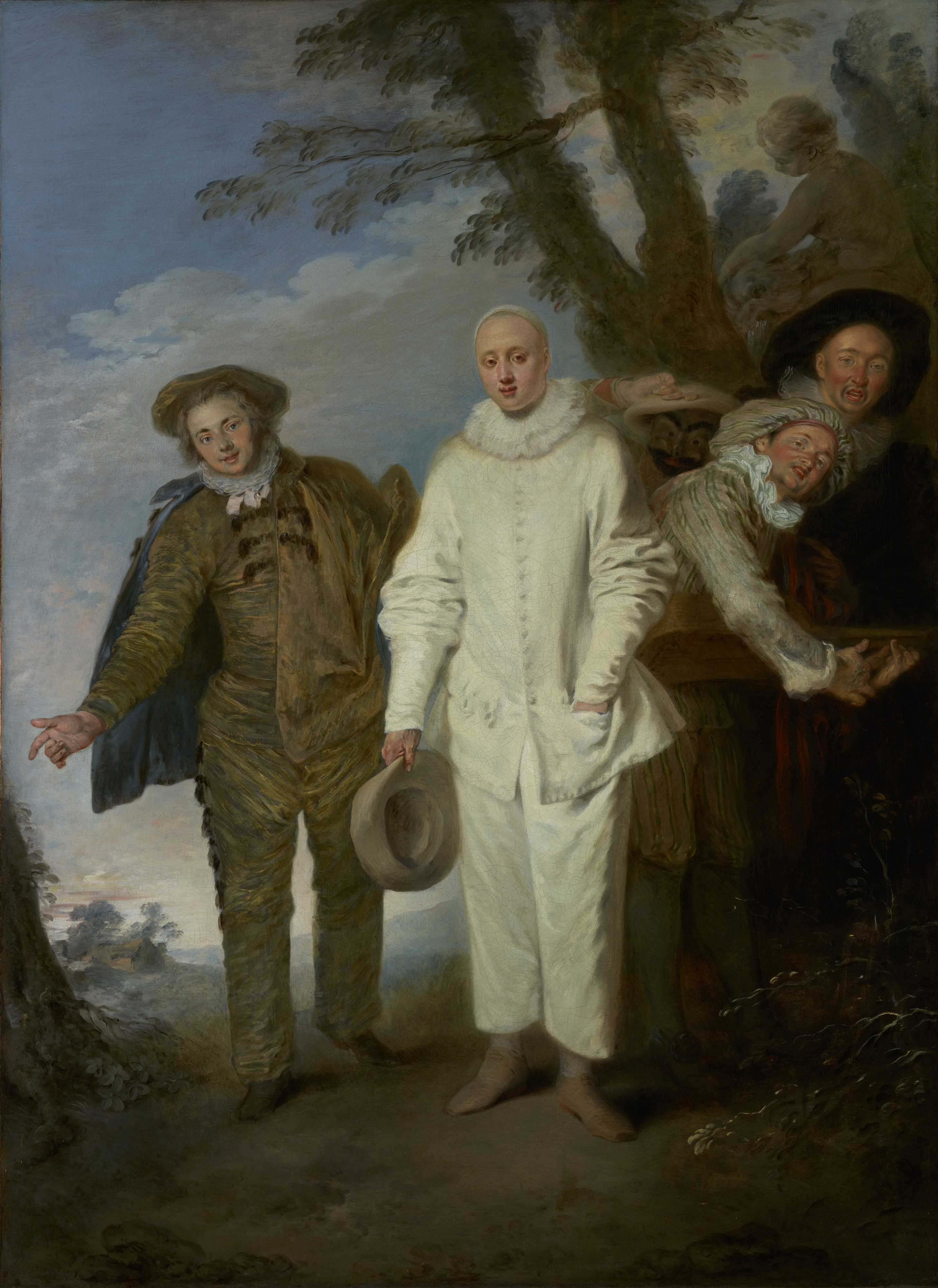 Jean-Antoine Watteau, The Italian Comedians - Getty Museum