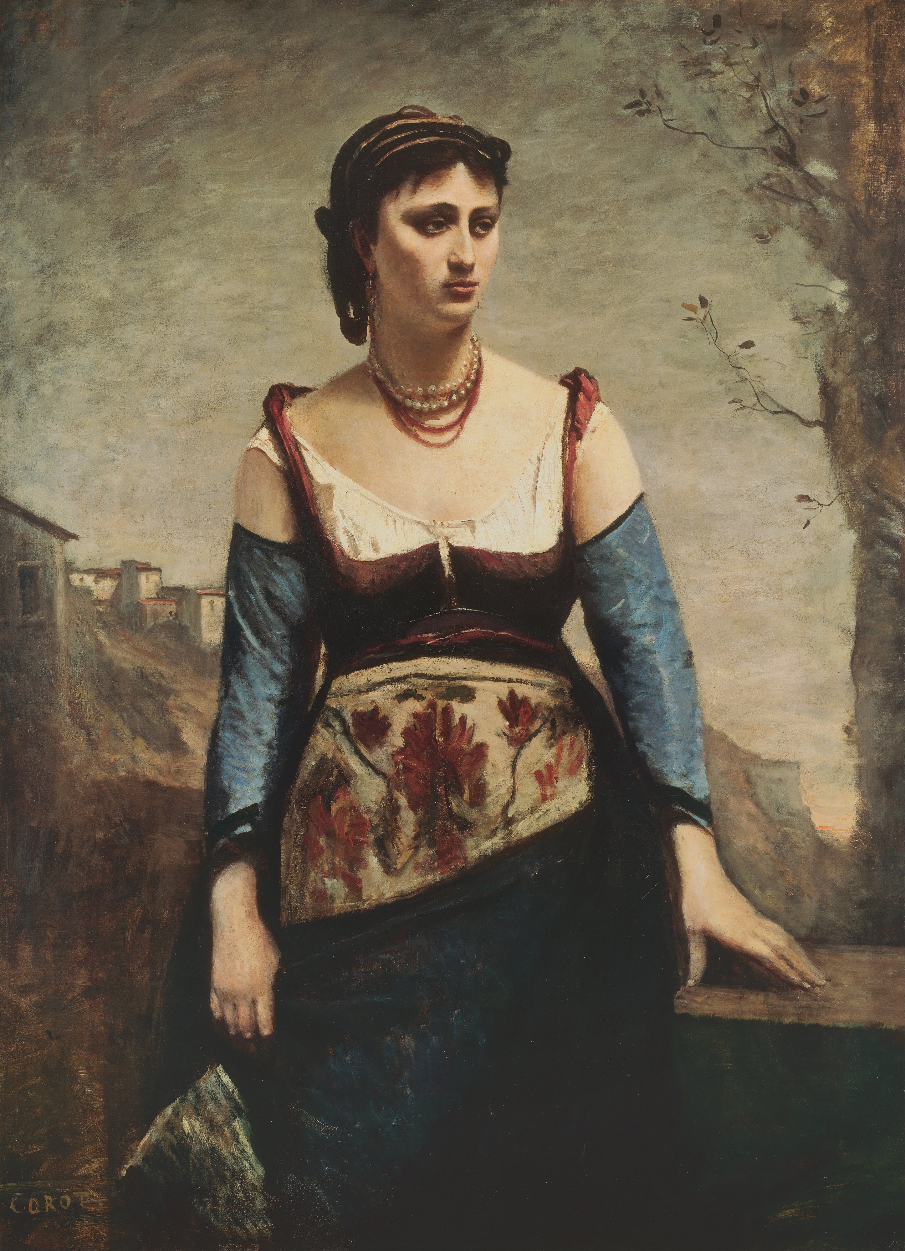 Jean-Baptiste-Camille Corot - Agostina - Google Art Project